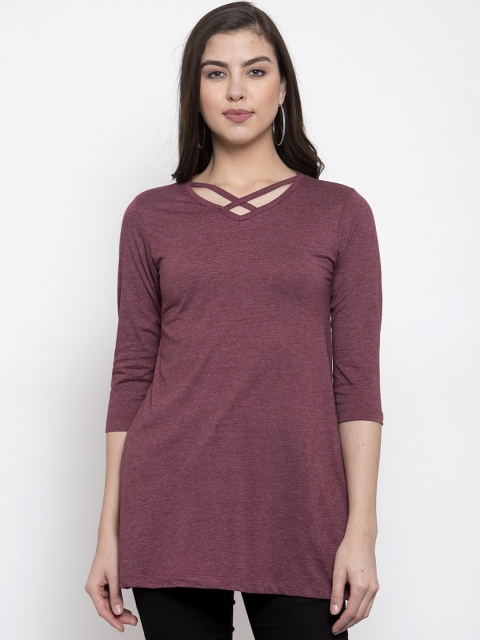 Kalt mauve Solid Tunic
