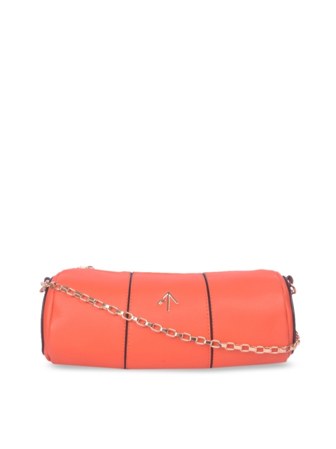 

Bagkok Orange Solid Shoulder Bag