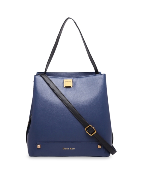 

Diana Korr Blue Solid Handheld Bag
