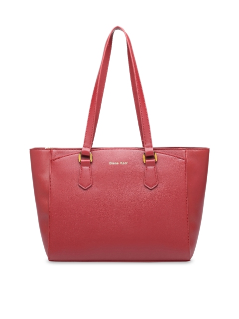 

Diana Korr Maroon Solid Shoulder Bag