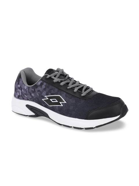 

Lotto Men Black Mesh Jazz 2.0 Easyrun 6 Running Shoes
