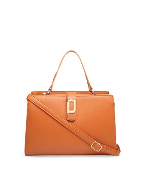 

Diana Korr Tan Brown Solid Handheld Bag