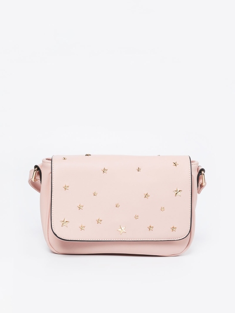 

Ginger by Lifestyle Pink Embellished Sling Bag