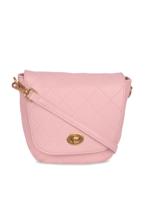 

Bagkok Pink Solid Sling Bag