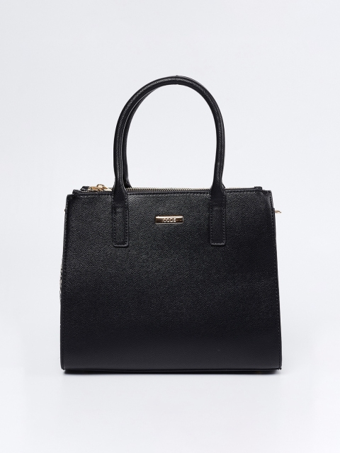

CODE by Lifestyle Black Snake Skin Textured Shoulder Bag