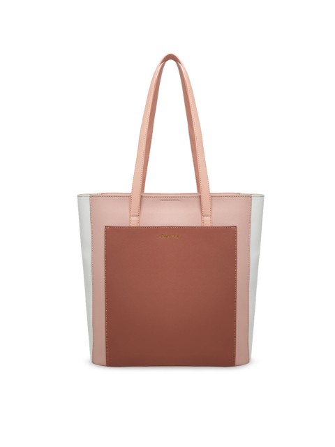 

Diana Korr Pink & Brown Colourblocked Shoulder Bag