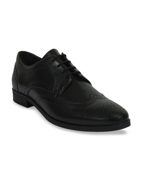 

Aditi Wasan Men Black Formal Leather Brogues