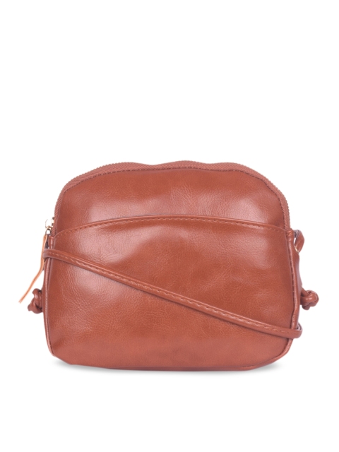 

Bagkok Tan Brown Solid Sling Bag