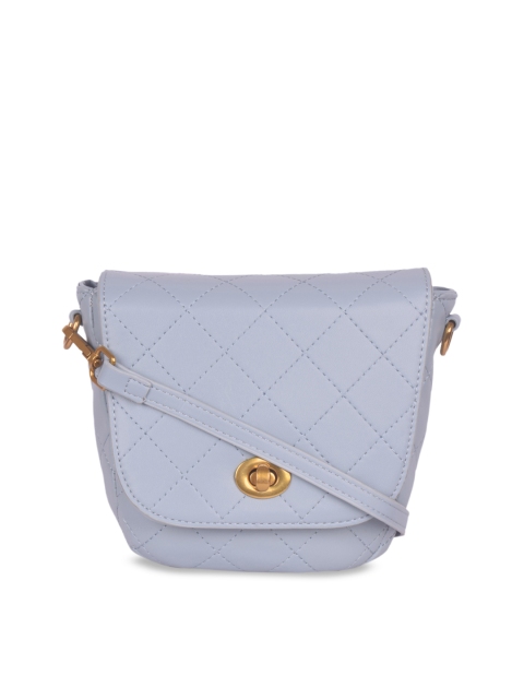 

Bagkok Blue Textured Sling Bag