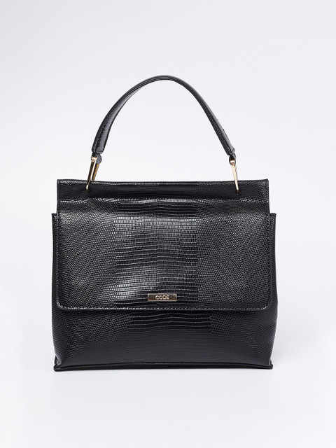 

CODE by Lifestyle Black Solid Shoulder Bag