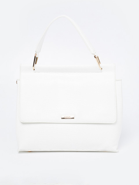 

CODE by Lifestyle White Solid Shoulder Bag