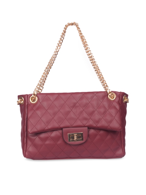 

Bagkok Maroon Solid Handheld Bag
