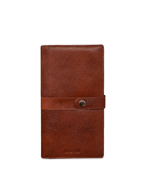 

ABYS Unisex Brown Solid Leather Passport Holder