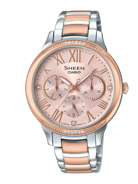 

CASIO Women Rose Gold Analogue Watch SX204