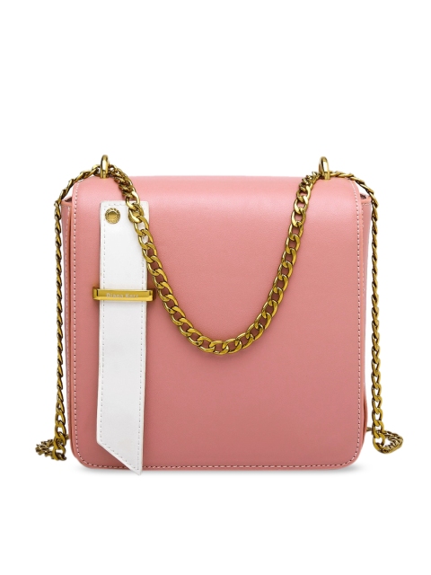 

Diana Korr Pink Solid Sling Bag