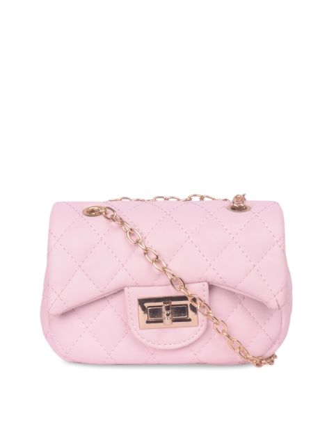 

Bagkok Pink Solid Sling Bag