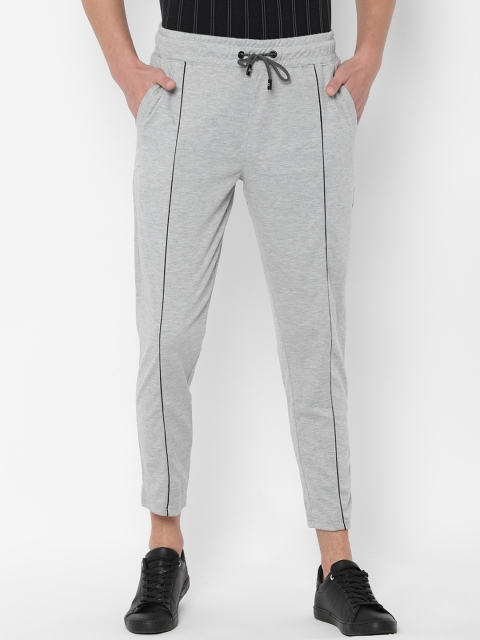 

SKULT by Shahid Kapoor Men Grey Solid Straight Fit Track Pants