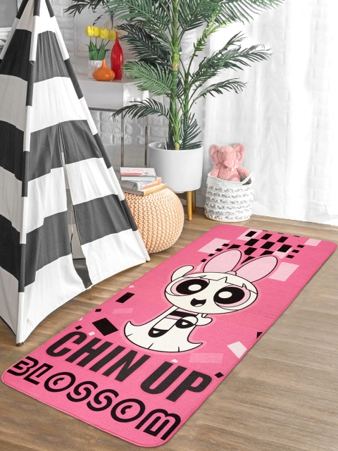 

Saral Home Pink & Black Powerpuff Girls Printed Anti-Skid Exercise/Yoga Mat
