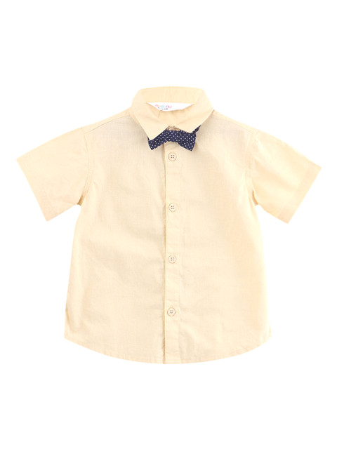 

Beebay Infant Yellow Regular Fit Solid Casual Shirt