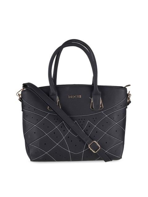 

Mochi Black Solid Shoulder Bag