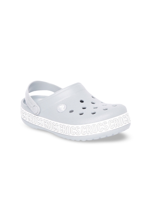 

Crocs Kids Grey Crocband Printed Clogs