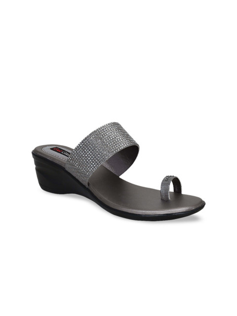 

Get Glamr Women Grey Embellished Heels