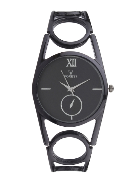 

Hobforestessentials Women Black Analogue Watch FR-N-239
