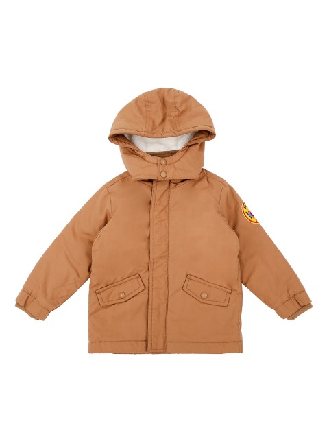 

Pantaloons Baby Boys Khaki Solid Puffer Jacket