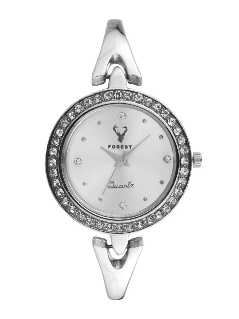 

Hobforestessentials Women White Analogue Watch