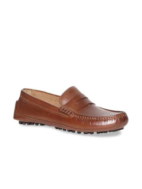 

Cole Haan Men Brown Solid Leather Driving Shoes