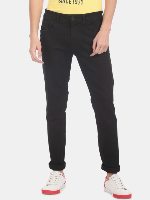 

Ed Hardy Men Black Slim Fit Mid-Rise Clean Look Stretchable Jeans