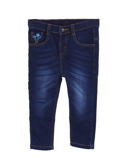 

Beebay Girls Blue Regular Fit Solid Regular Trousers
