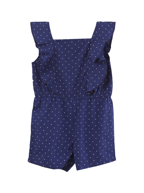 

Beebay Girls Navy Blue Printed Playsuit