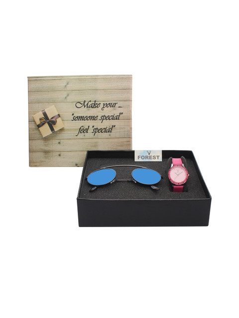 

Hobforestessentials Women Watch Gift Set, Pink