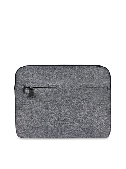 

AirCase Unisex Grey Solid Laptop Sleeve