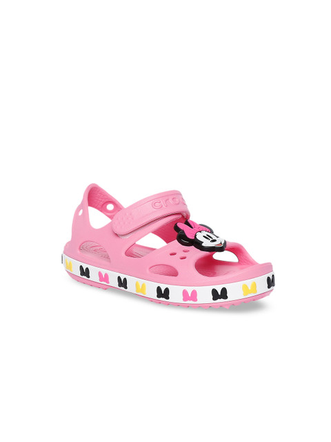 

Crocs Girls Pink Funlab Printed Clogs