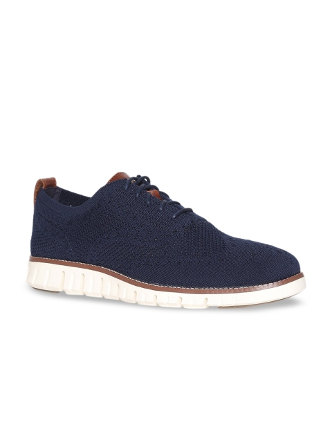 

Cole Haan Men Navy Blue Solid Sneakers