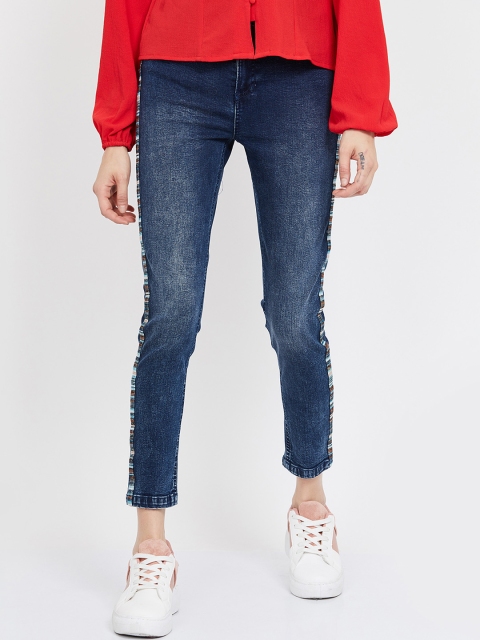 

Ginger by Lifestyle Women Blue Skinny Fit Mid-Rise Clean Look Jeans