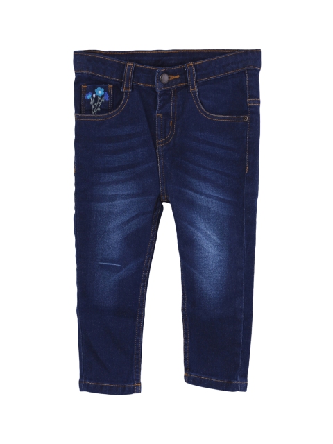 

Beebay Girls Blue Regular Fit Solid Regular Trousers