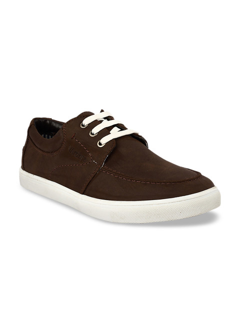 

Vardhra Men Brown Leather Sneakers