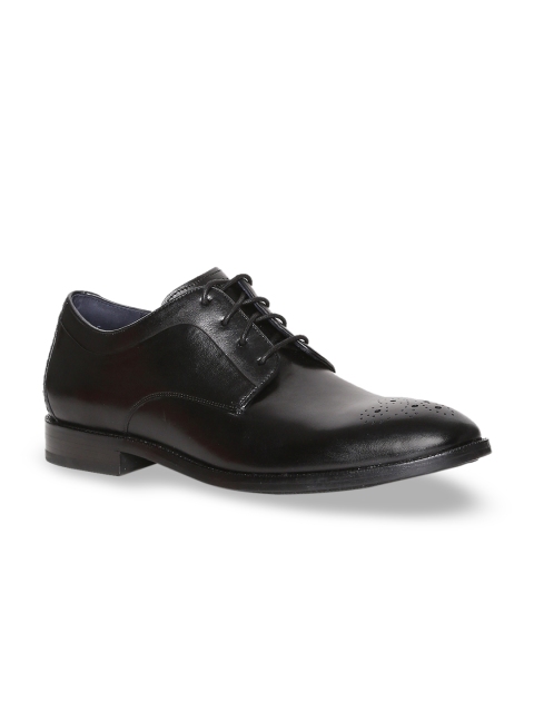 

Cole Haan Men Black Solid Formal Leather HARRISON GRAND 2.0 OXFORD