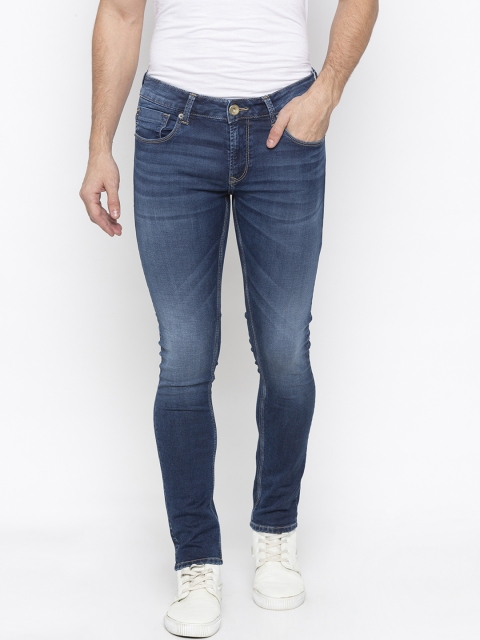 

SPYKAR Men Blue Super Skinny Fit Low-Rise Clean Look Jeans