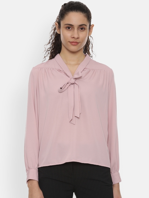 

Van Heusen Woman Women Pink Solid Top