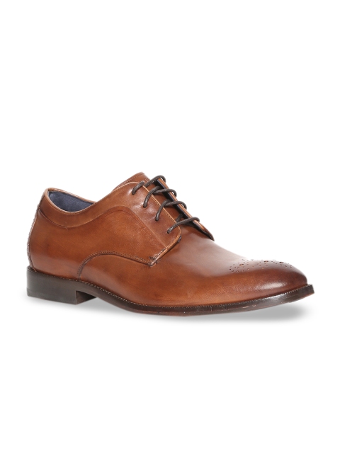 

Cole Haan Men Brown Solid Formal Leather HARRISON GRAND 2.0 OXFORD