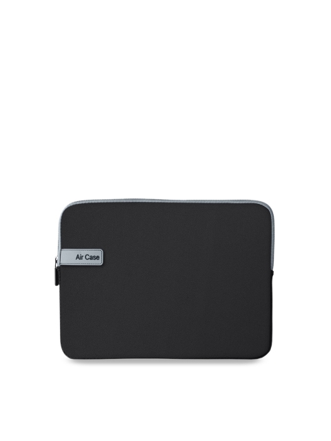 

AirCase Unisex Black Solid Laptop Sleeve