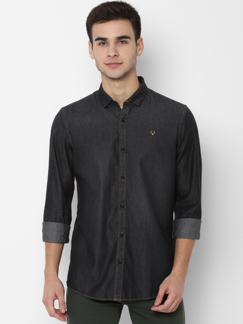 

Allen Solly Sport Men Black Regular Fit Solid Casual Shirt