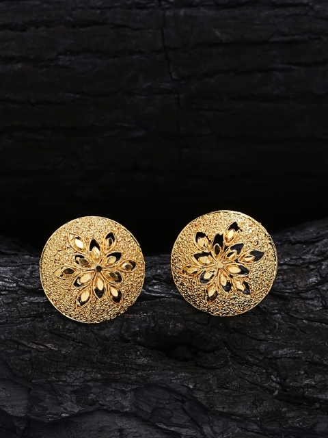 

ZeroKaata Gold-Plated Circular Studs