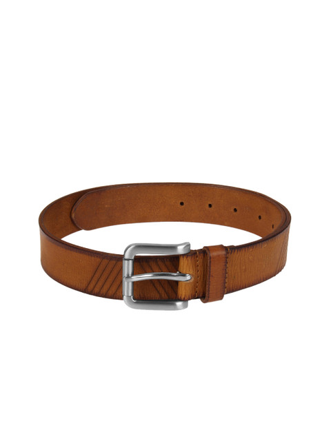 

Aditi Wasan Men Tan Brown Leather Solid Belt