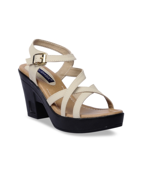 

MSC Women Beige Solid Heels