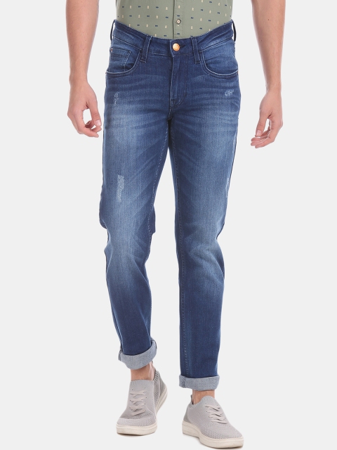 

Cherokee Men Blue Skinny Fit Mid-Rise Mildly Distressed Stretchable Jeans